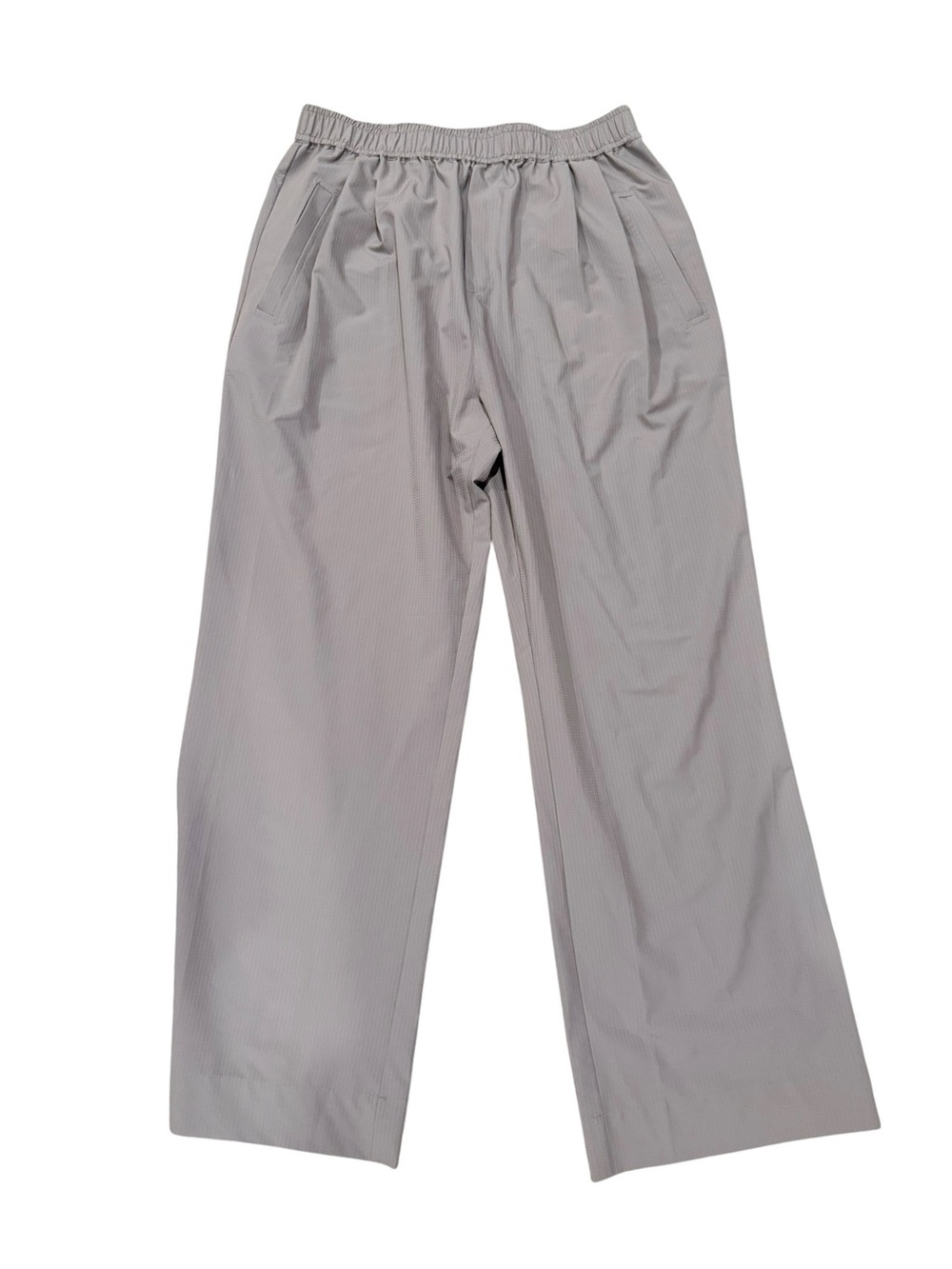 Varley Tacoma Straight Pleat Pant 28 Cinder Ripstop Wide Leg Pants M